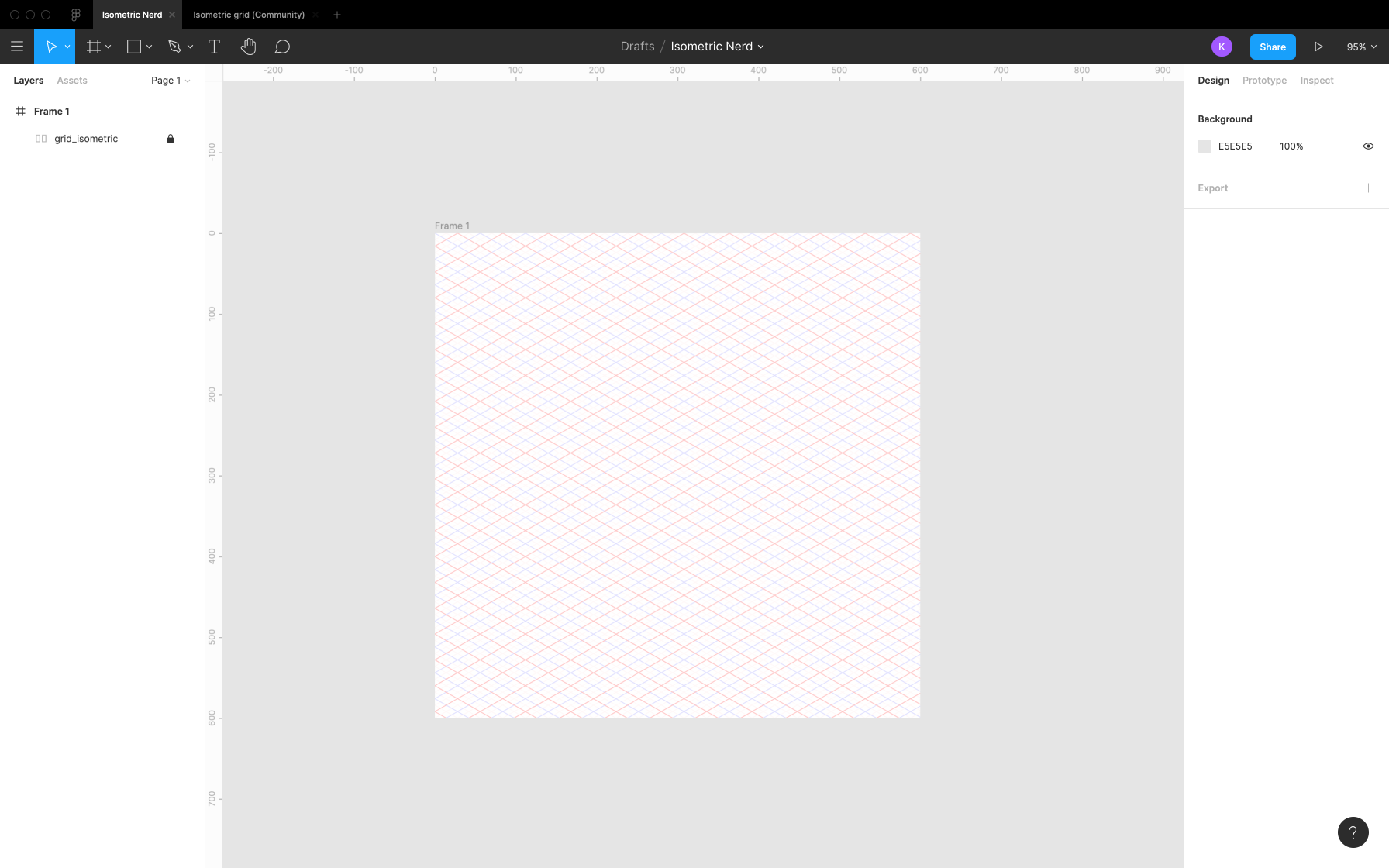 isometric grid